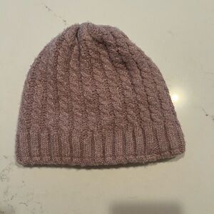 Cozy Mauvey Pink Turtle Fur Beanie